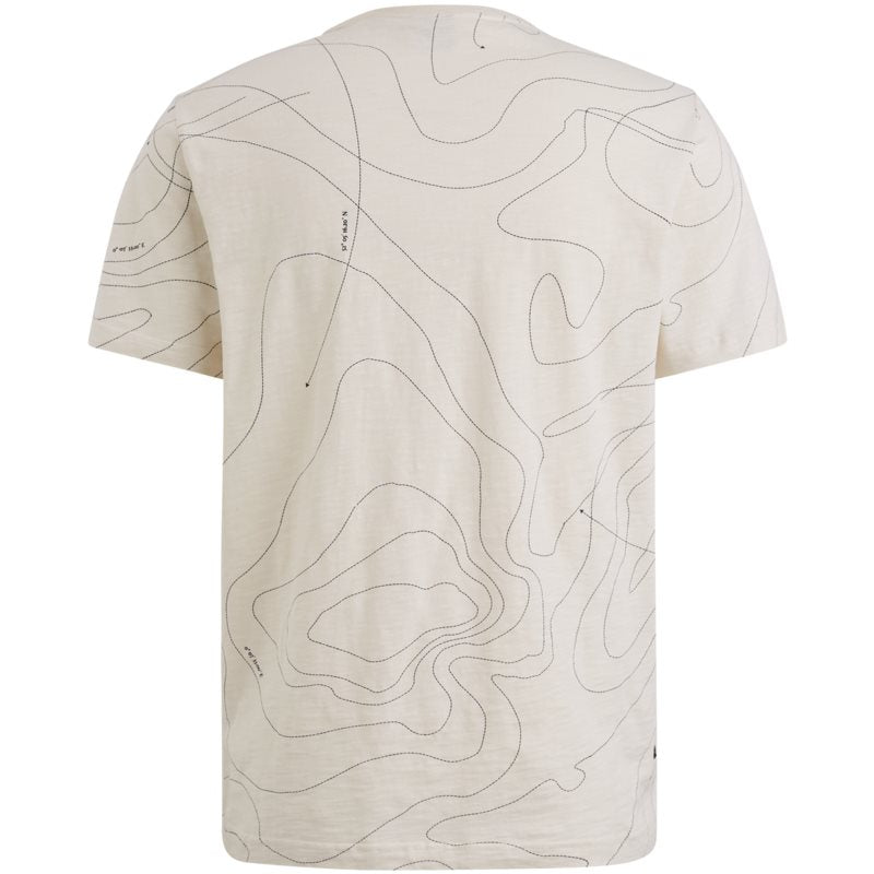 T-shirt met allover print