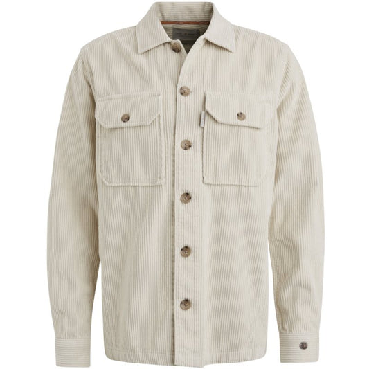 Overshirt van ribstof