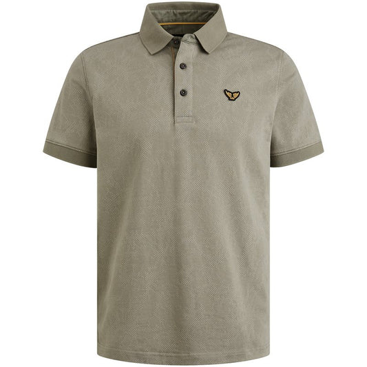Polo pique met print
