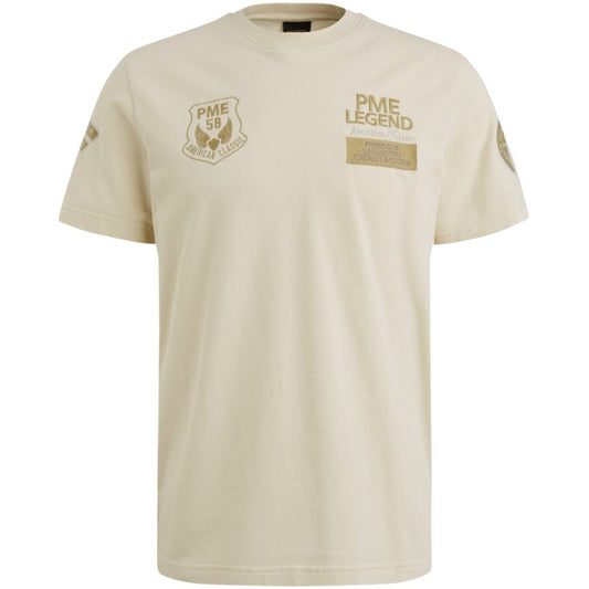 T-shirt met structuur