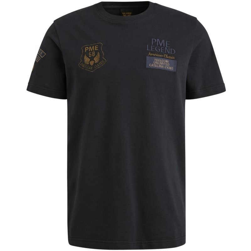 T-shirt met structuur
