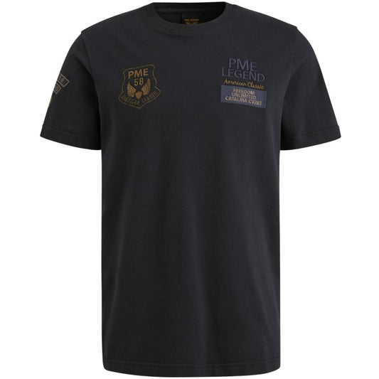 T-shirt met structuur
