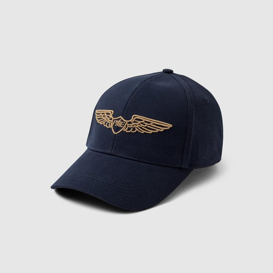 Cap with 3D wing embro