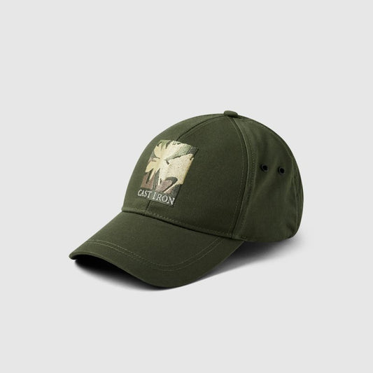 Cap with embroidery artwork